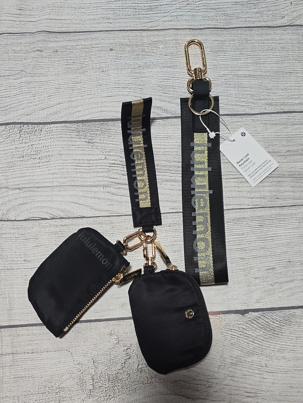 Lululemon Keychain And Wristlet Set